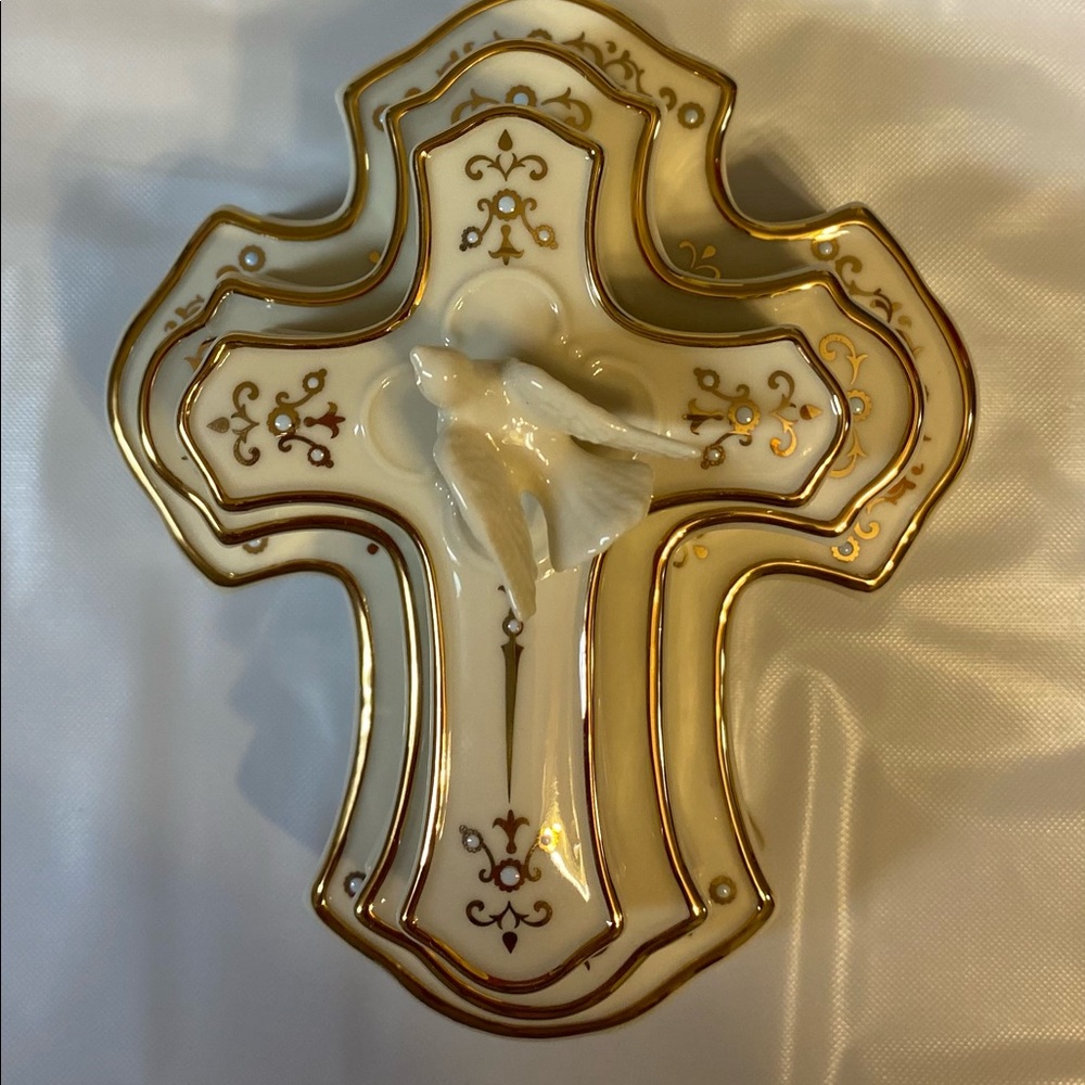 Lenox Stackable Votive Cross - New in Box